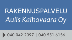 Rakennuspalvelu Aulis Kaihovaara Oy logo